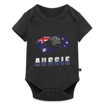 Pays de vacances des animaux de l’Outback - Body à manches courtes Premium Bébé - noir - Devant