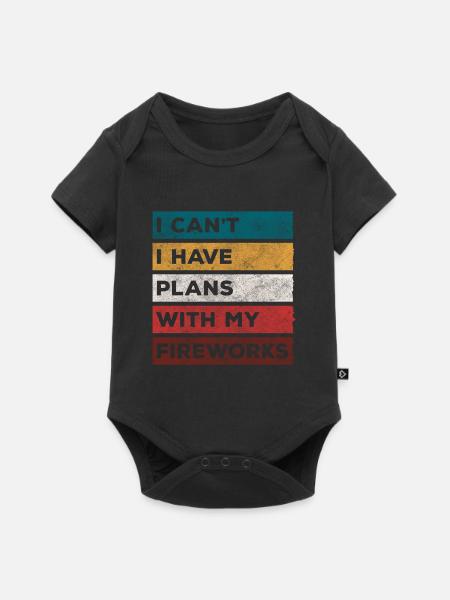 Technik Party Sicherheit - Baby Premium Kurzarmbody - Schwarz