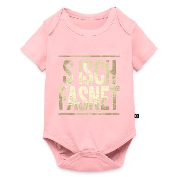 S Isch Fasnet - Karneval Fasching Spruch - Body à manches courtes Premium Bébé - rose - Devant