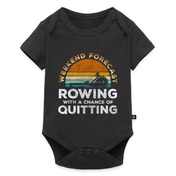 Rowing Sport Body Rowing - Baby Premium short-sleeve bodysuit - black - Front