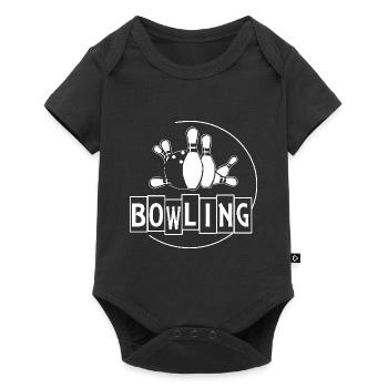 Ligue de bowling Bowlers Bowlers - Body à manches courtes Premium Bébé - noir - Devant