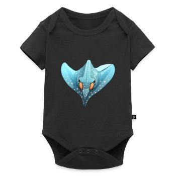 Ray Ocean Motif Sea Lover - Baby Premium short-sleeve bodysuit - black - Front