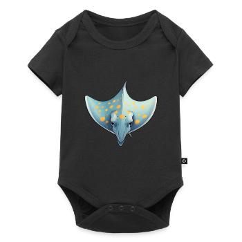 Ray Ocean Motif Sea Lover - Baby Premium short-sleeve bodysuit - black - Front