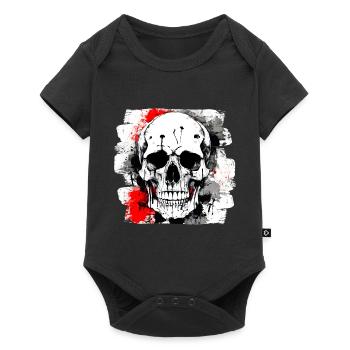 Heavy Metal Tattoo Biker Club - Baby Premium short-sleeve bodysuit - black - Front