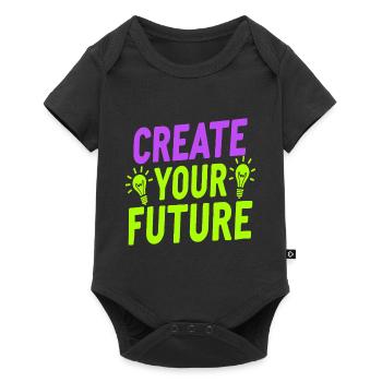 Créez votre future ampoule - Body à manches courtes Premium Bébé - noir - Devant