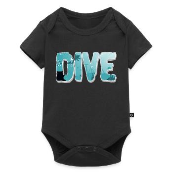 Diving Divers - Baby Premium short-sleeve bodysuit - black - Front