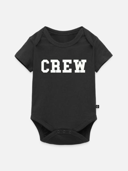 crew - Baby Premium Kurzarmbody - Schwarz