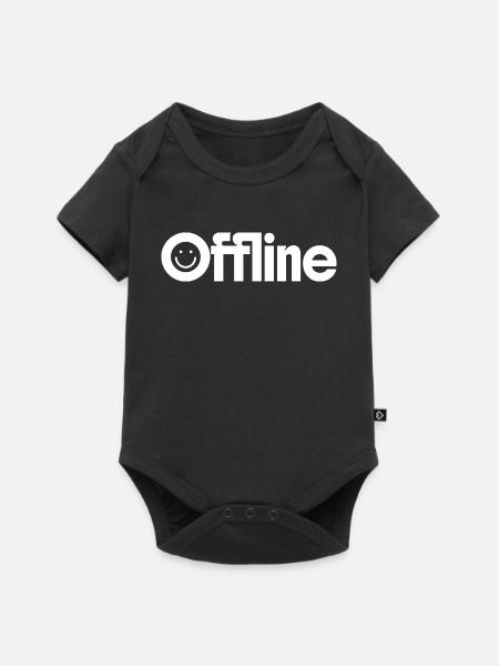 offline - Baby Premium Kurzarmbody - Schwarz