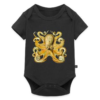 squid giant octopus octopus octopus squid sepia fish - Baby Premium short-sleeve bodysuit - black - Front