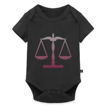 rechtsanwalt anwalt lawyer judge richter law justi - Baby Premium Kurzarmbody - Schwarz - Vorne