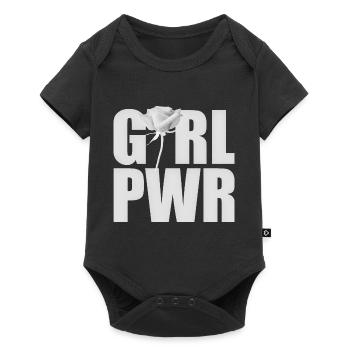 blanc Girl power - Body à manches courtes Premium Bébé - noir - Devant
