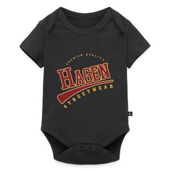 Hagen Germany College High School Style - Baby Premium short-sleeve bodysuit - black - Front