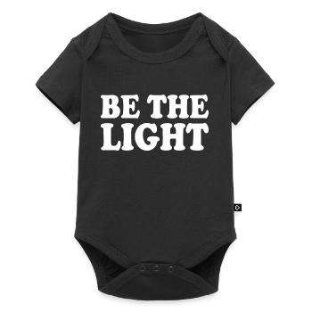 Be the light - Baby Premium short-sleeve bodysuit - black - Front