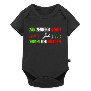 women life freedom Zan zendegi azadi - Baby Premium Kurzarmbody - Schwarz - Vorne
