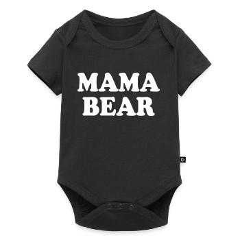 Mama bear - Body à manches courtes Premium Bébé - noir - Devant