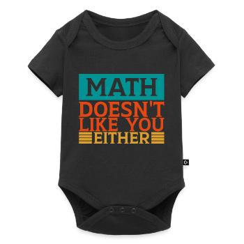 Mathematics Dear Math Stop Asking About Your X - Baby Premium short-sleeve bodysuit - black - Front