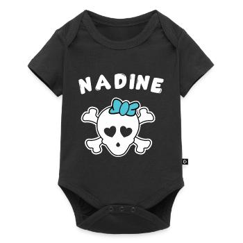 Pirate Nadine Design for Girls and Women - Baby Premium short-sleeve bodysuit - black - Front