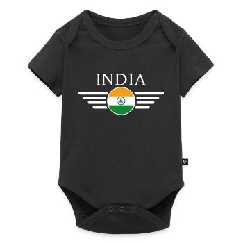India Splendor of Colors T-Shirt - Baby Premium short-sleeve bodysuit - black - Front