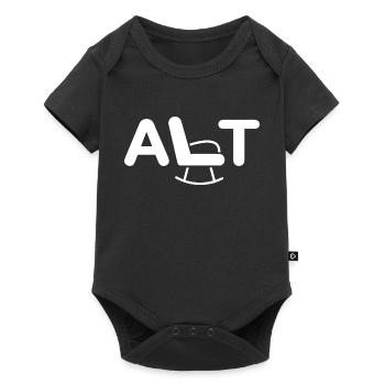 Alt - Old - Baby Premium Kurzarmbody - Schwarz - Vorne