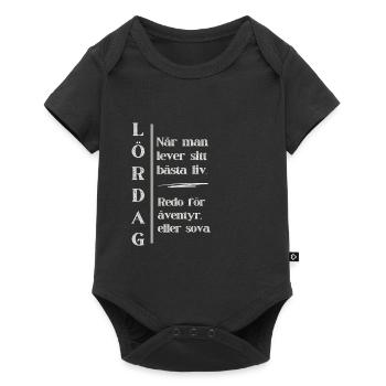 Samedi – Votre meilleure vie - Body à manches courtes Premium Bébé - noir - Devant