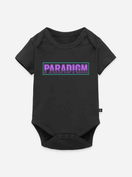 Paradigm Shift – Neues Denken - Baby Premium Kurzarmbody - Schwarz