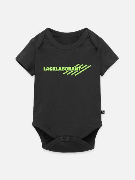 Arbeitsplatz Lacklaborant - Baby Premium Kurzarmbody - Schwarz