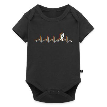 I see a new design: the Rugby Retro Heartbeat ECG  - Baby Premium short-sleeve bodysuit - black - Front