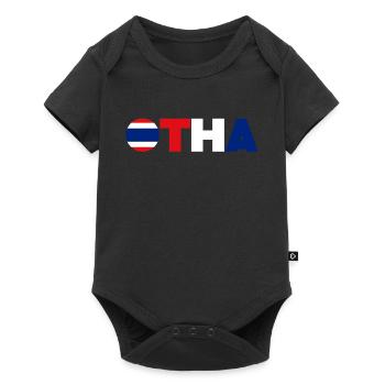 Thailand - Baby Premium Kurzarmbody - Schwarz - Vorne