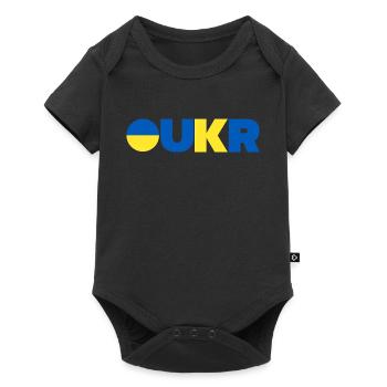 Ukraine - Body à manches courtes Premium Bébé - noir - Devant
