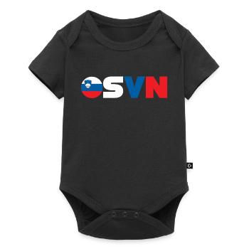 Slovenia - Baby Premium short-sleeve bodysuit - black - Front