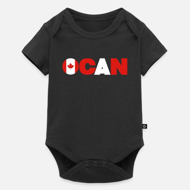 Canada - Body à manches courtes Premium Bébé - noir