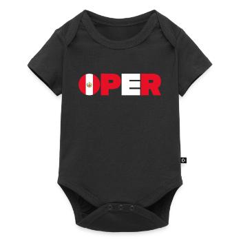 Peru - Baby Premium short-sleeve bodysuit - black - Front