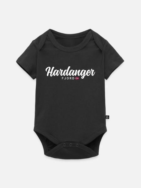 Hardanger Fjord - Baby Premium Kurzarmbody - Schwarz