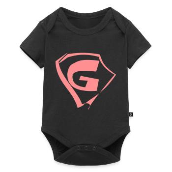 Emblem G logo - Baby Premium short-sleeve bodysuit - black - Front