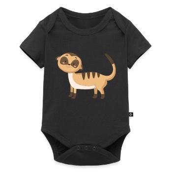 Meerkat Meerkat Meerkat Meerkat - Baby Premium short-sleeve bodysuit - black - Front