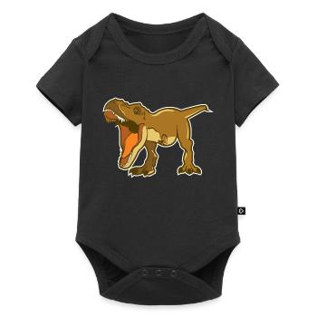 Tyrannosaurus Rex Dino Dinosaurs Dinosaurs - Baby Premium short-sleeve bodysuit - black - Front