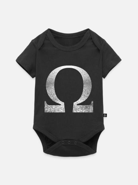 Omega - Baby Premium Kurzarmbody - Schwarz