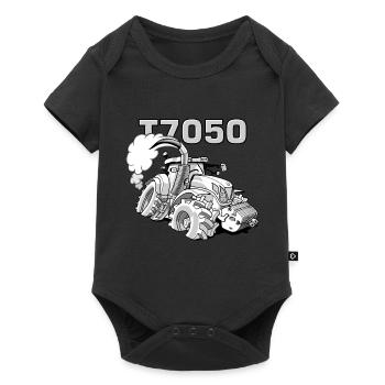 0846 NH T7050 gris - Body à manches courtes Premium Bébé - noir - Devant