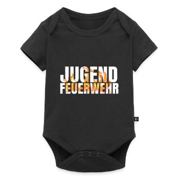 Jugendfeuerwehr feuer - Baby Premium Kurzarmbody - Schwarz - Vorne