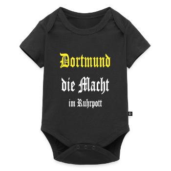 Dortmund die besten Fans - Baby Premium Kurzarmbody - Schwarz - Vorne