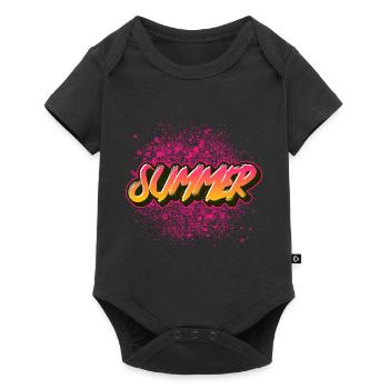 Été d’été - Body à manches courtes Premium Bébé - noir - Devant