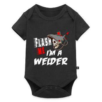FLASH ME I'M A WELDER pour un soudeur - Body à manches courtes Premium Bébé - noir - Devant