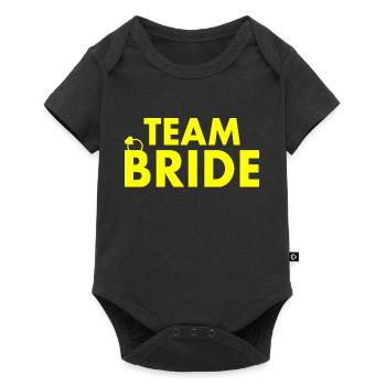 Team bride - Baby Premium Kurzarmbody - Schwarz - Vorne