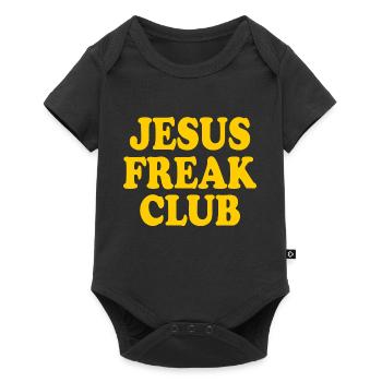 Jesus freak club - Baby Premium Kurzarmbody - Schwarz - Vorne