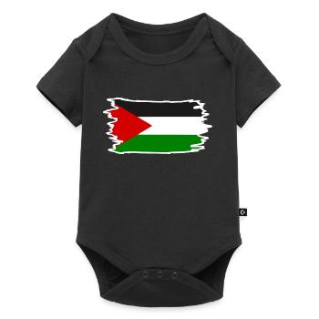 Free palestine - Baby Premium short-sleeve bodysuit - black - Front