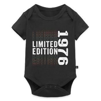 Limitierte Auflage 1976 - Toller 47. Geburtstag - Baby Premium Kurzarmbody - Schwarz - Vorne