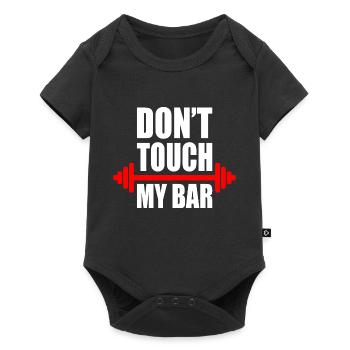 Dont touch my bar - Baby Premium short-sleeve bodysuit - black - Front
