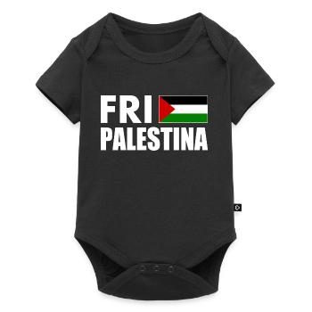 Fri palestina - Baby Premium short-sleeve bodysuit - black - Front
