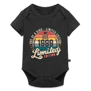 Birthday Gift 1999 Vintage 1999 Retro 1999 - Baby Premium short-sleeve bodysuit - black - Front