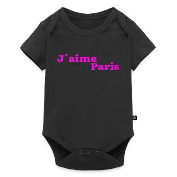J ́aime Paris - Baby Premium short-sleeve bodysuit - black - Front